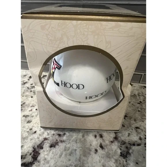 Personalized Surname Hood Blown Glass Christmas Ornament - Picture 2 of 3